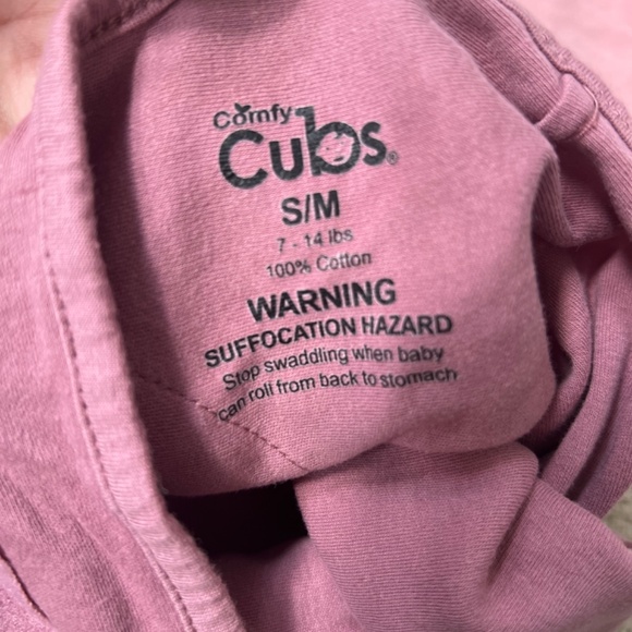 NWOT Comfy Cubs Swaddle Bundle Size S/M Baby Girl - Picture 3 of 4